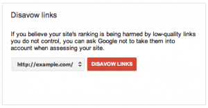 Инструмент Disavow links в Google Webmaster Tools